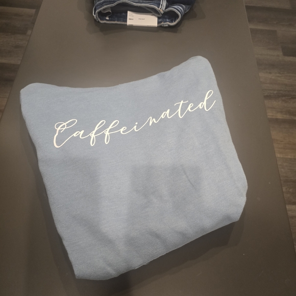 Caffeinated Sky Blue Women's Hoodie - Picture 2 of 2